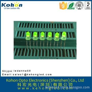 High quality and low price green color 3mm LED diode display